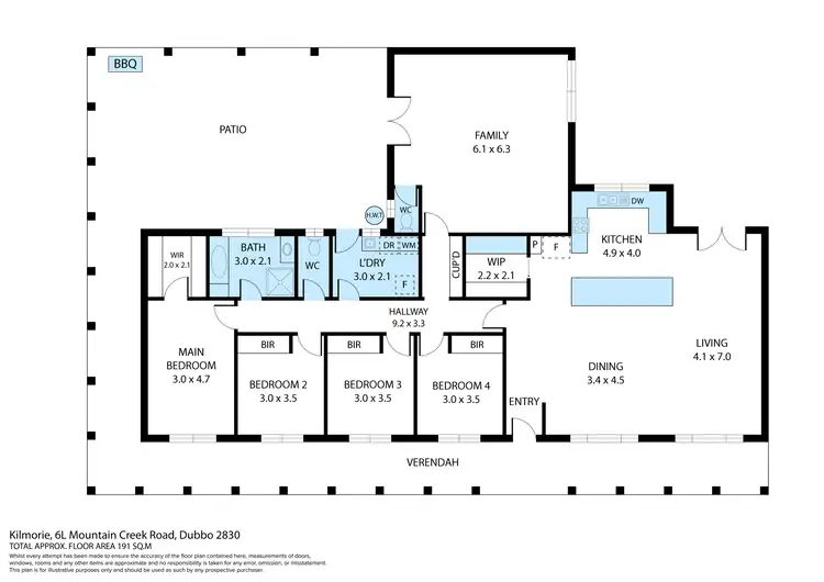 Floorplan of Homely house listing, 6L Mountain Creek Road, Dubbo NSW 2830