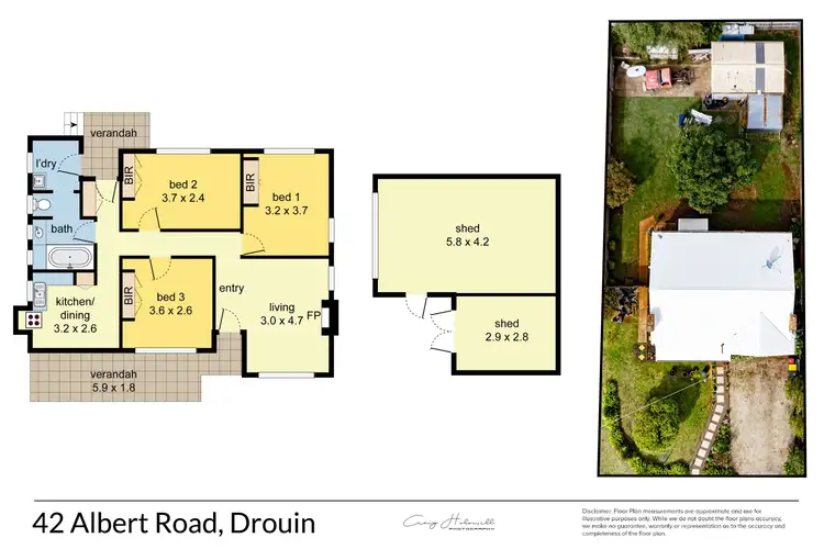 Floorplan of Homely house listing, 42 Albert Road, Drouin VIC 3818