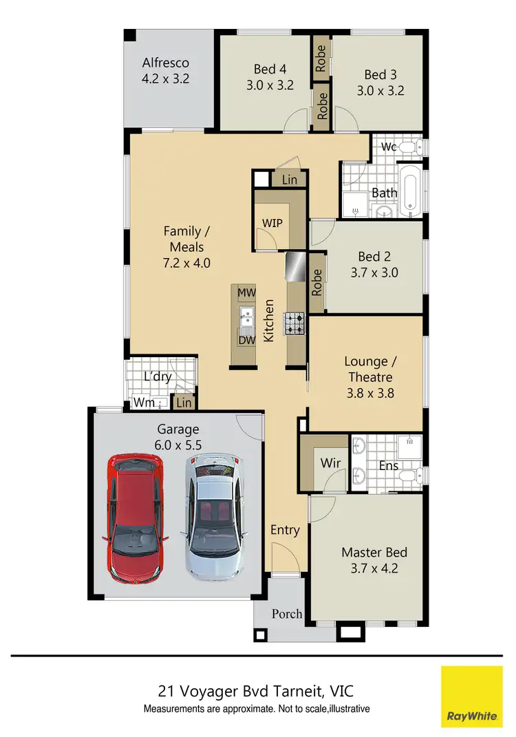 Floorplan of Homely house listing, 21 Voyager Boulevard, Tarneit VIC 3029