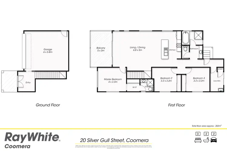Floorplan of Homely house listing, 20 Silver Gull Street, Coomera QLD 4209