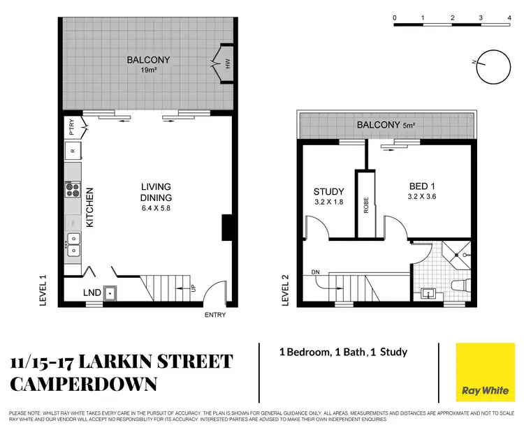 Floorplan of Homely apartment listing, 11/15-17 Larkin Street, Camperdown NSW 2050