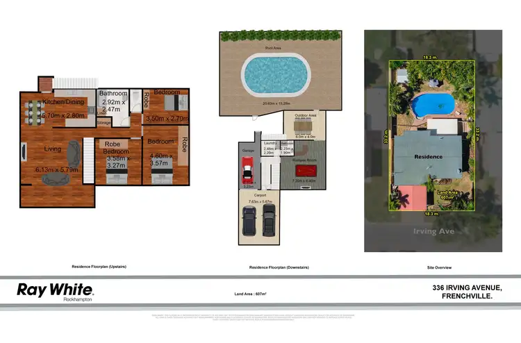 Floorplan of Homely house listing, 336 Irving Avenue, Frenchville QLD 4701