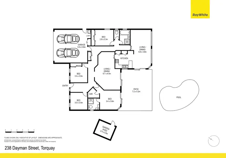 Floorplan of Homely house listing, 238 Dayman Street, Torquay QLD 4655