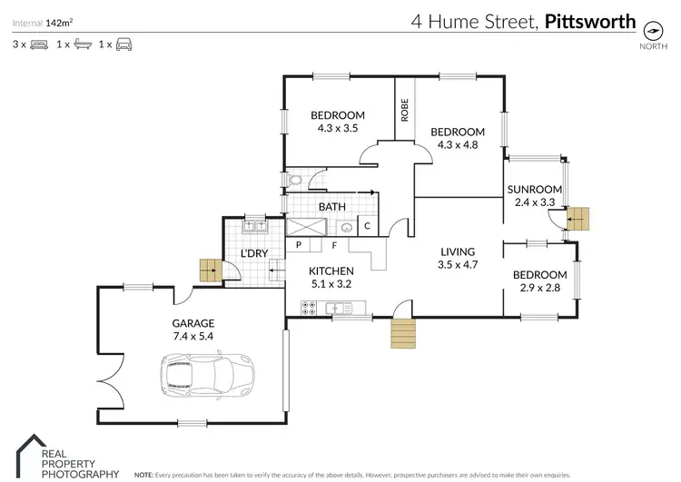 Floorplan of Homely house listing, 4 Hume Street, Pittsworth QLD 4356