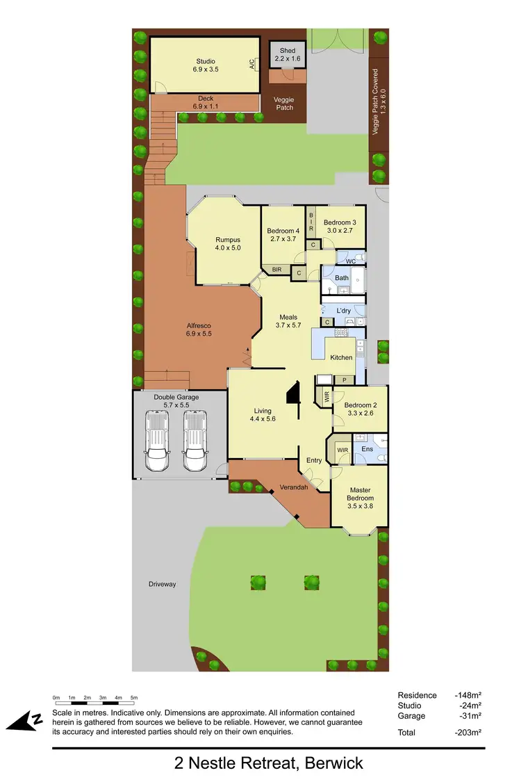 Floorplan of Homely house listing, 2 Nestle Retreat, Berwick VIC 3806