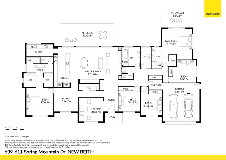 Floorplan of Homely house listing, 609-611 Spring Mountain Drive, New Beith QLD 4124