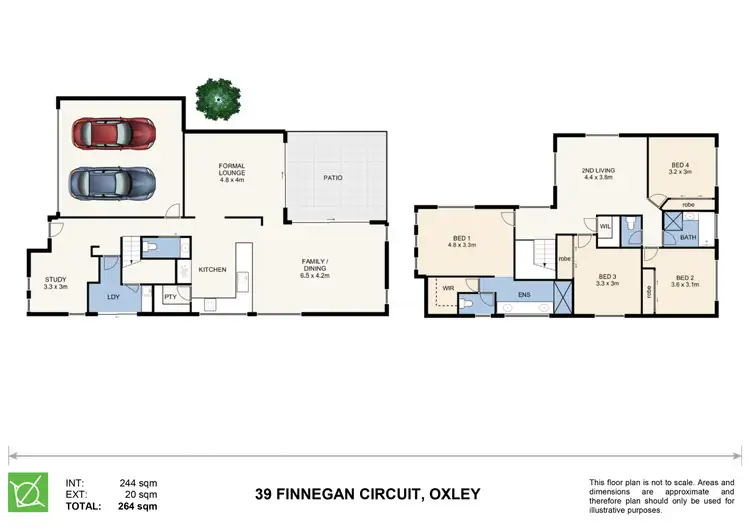 Floorplan of Homely house listing, 39 Finnegan Circuit, Oxley QLD 4075