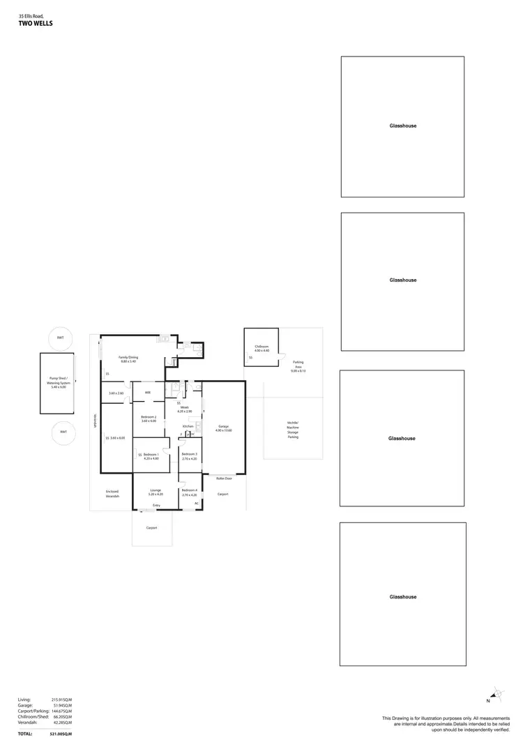 Floorplan of Homely house listing, 35 Ellis Road, Two Wells SA 5501