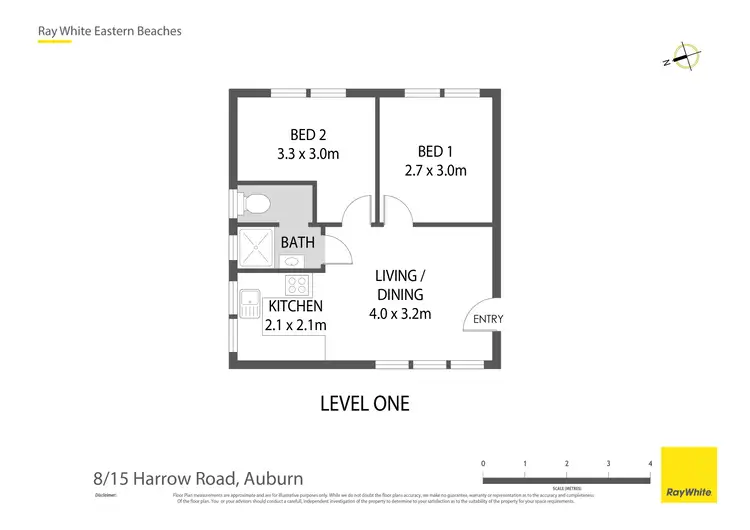 Floorplan of Homely apartment listing, 8/15 Harrow Road, Auburn NSW 2144