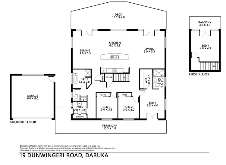 Floorplan of Homely house listing, 19 Dunwingeri Road, Tamworth NSW 2340