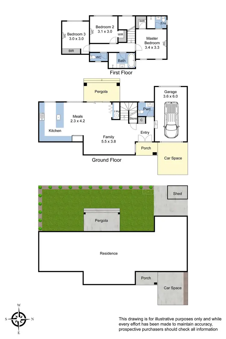 Floorplan of Homely townhouse listing, 3/861 Springvale Road, Mulgrave VIC 3170