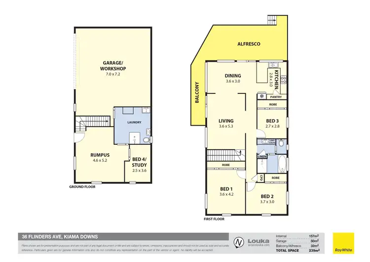 Floorplan of Homely house listing, 36 Flinders Avenue, Kiama Downs NSW 2533
