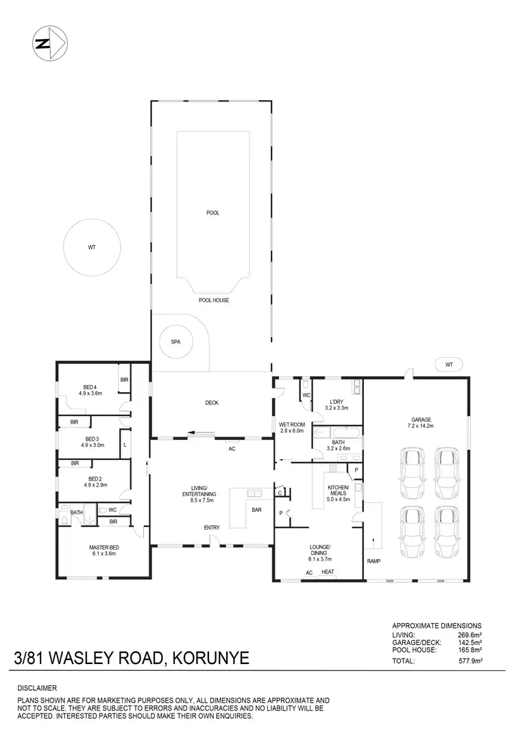 Floorplan of Homely house listing, 3/81 Wasley Road, Korunye SA 5502