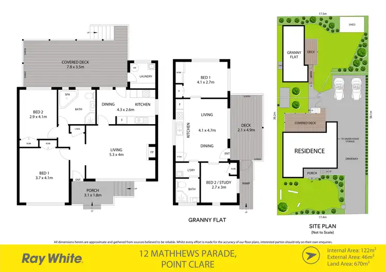 Floorplan of Homely house listing, 12 Matthews Parade, Point Clare NSW 2250
