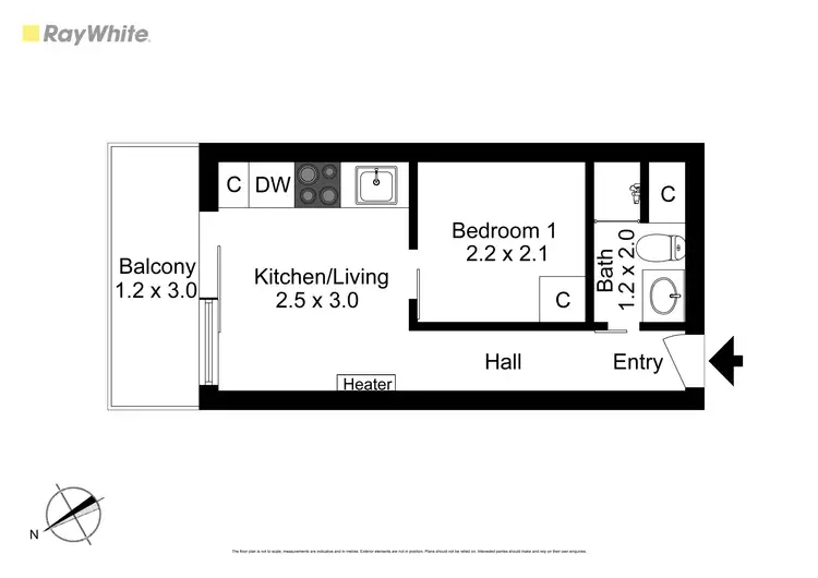 Floorplan of Homely apartment listing, 40/949 Dandenong Road, Malvern East VIC 3145