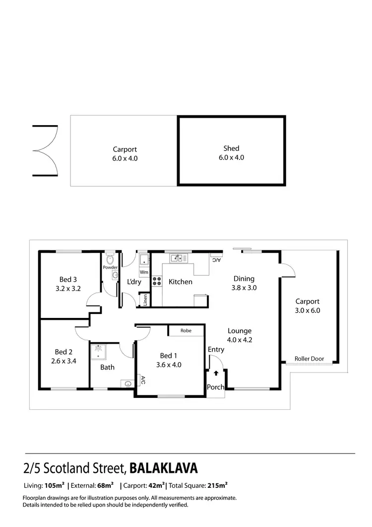 Floorplan of Homely house listing, 2/5 Scotland Street, Balaklava SA 5461
