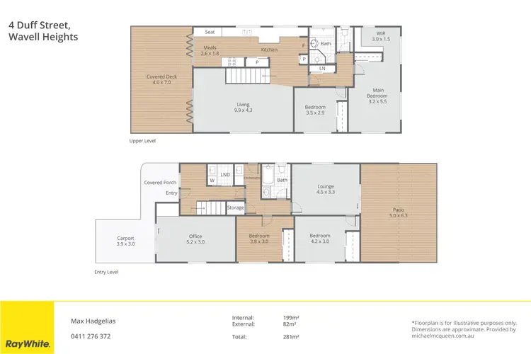 Floorplan of Homely house listing, 4 Duff Street, Wavell Heights QLD 4012