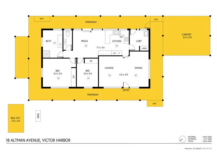 Floorplan of Homely house listing, 18 Altman Avenue, Victor Harbor SA 5211