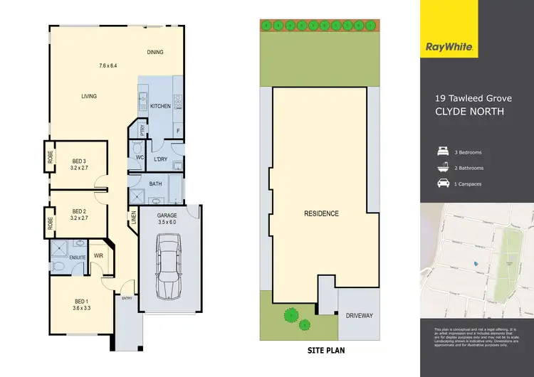 Floorplan of Homely house listing, 19 Tawleed Grove, Clyde North VIC 3978