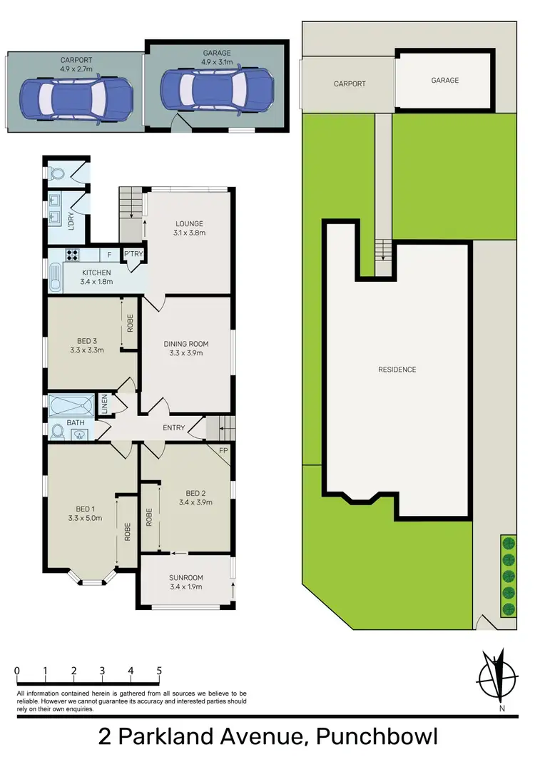 Floorplan of Homely house listing, 2 Parkland Avenue, Punchbowl NSW 2196
