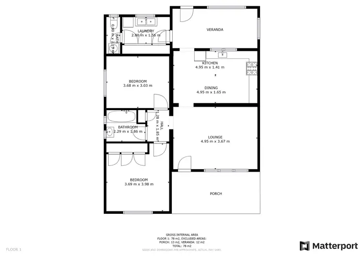 Floorplan of Homely house listing, 3-5 Station Street, Piangil VIC 3597