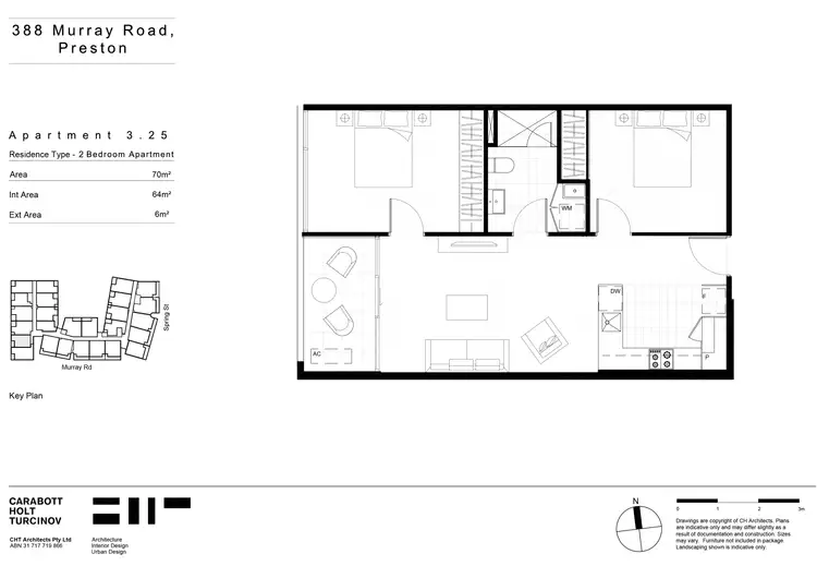 Floorplan of Homely apartment listing, 325/388 Murray Road, Preston VIC 3072
