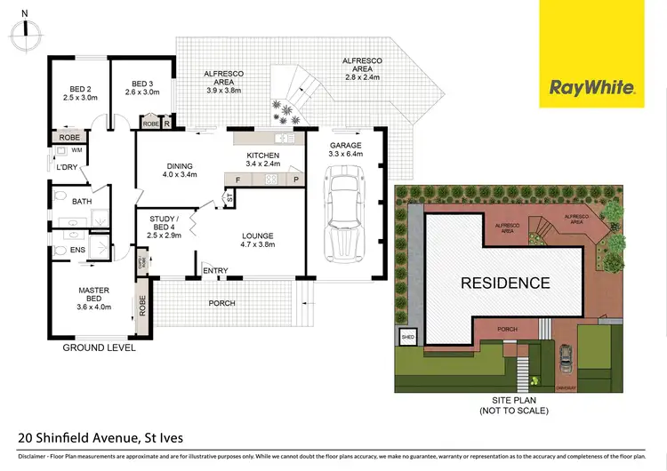 Floorplan of Homely house listing, 20 Shinfield Avenue, St Ives NSW 2075