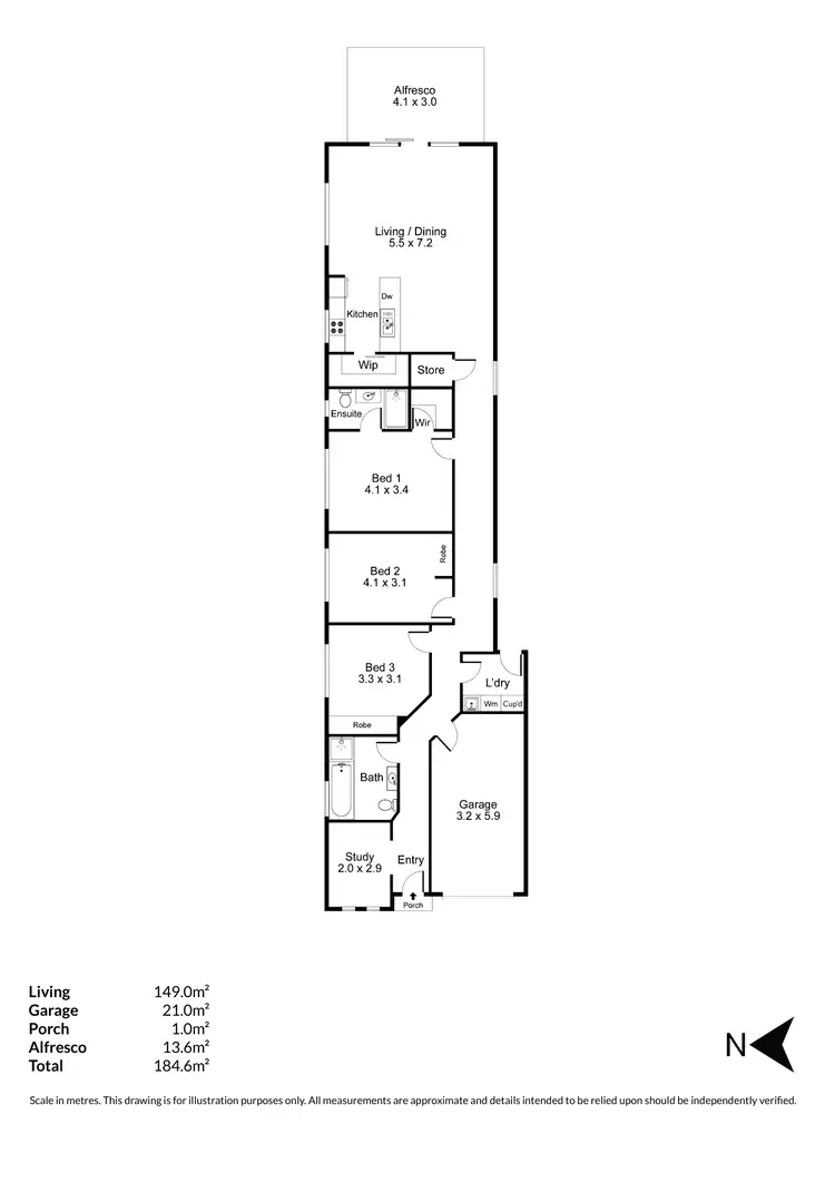 Floorplan of Homely house listing, 40 West Avenue, Northfield SA 5085