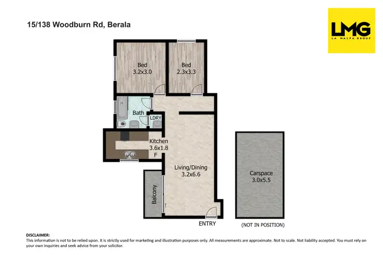 Floorplan of Homely apartment listing, 15/138 Woodburn Road, Berala NSW 2141