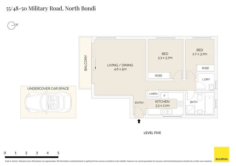 Floorplan of Homely apartment listing, 55/48-50 Military Road, North Bondi NSW 2026