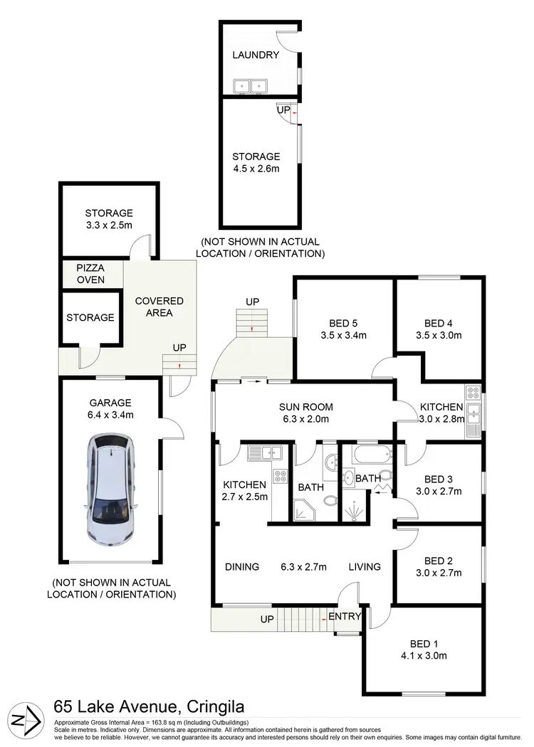 Floorplan of Homely house listing, 65 Lake Avenue, Cringila NSW 2502