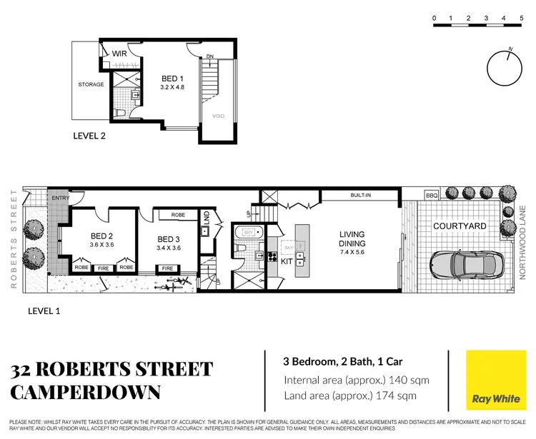 Floorplan of Homely house listing, 32 Roberts Street, Camperdown NSW 2050