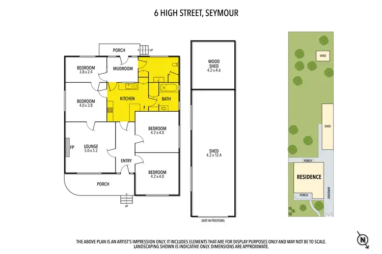 Floorplan of Homely house listing, 6 High Street, Seymour VIC 3660