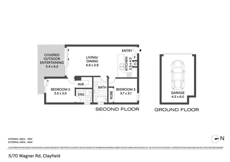 Floorplan of Homely unit listing, 5/70 Wagner Road, Clayfield QLD 4011