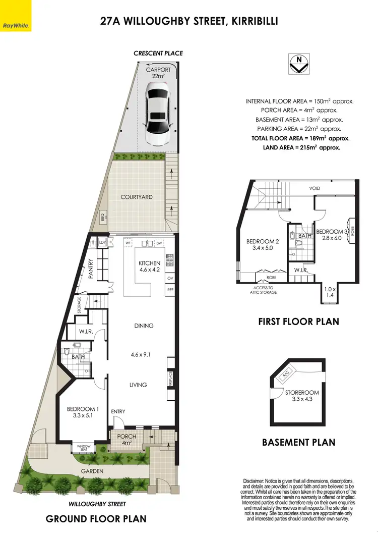 Floorplan of Homely house listing, 27A Willoughby Street, Kirribilli NSW 2061