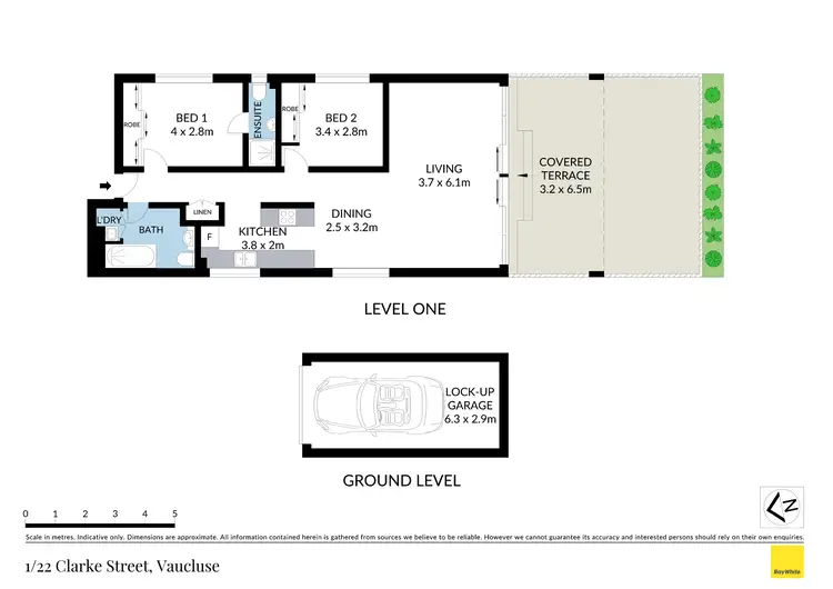Floorplan of Homely apartment listing, 1/22 Clarke Street, Vaucluse NSW 2030