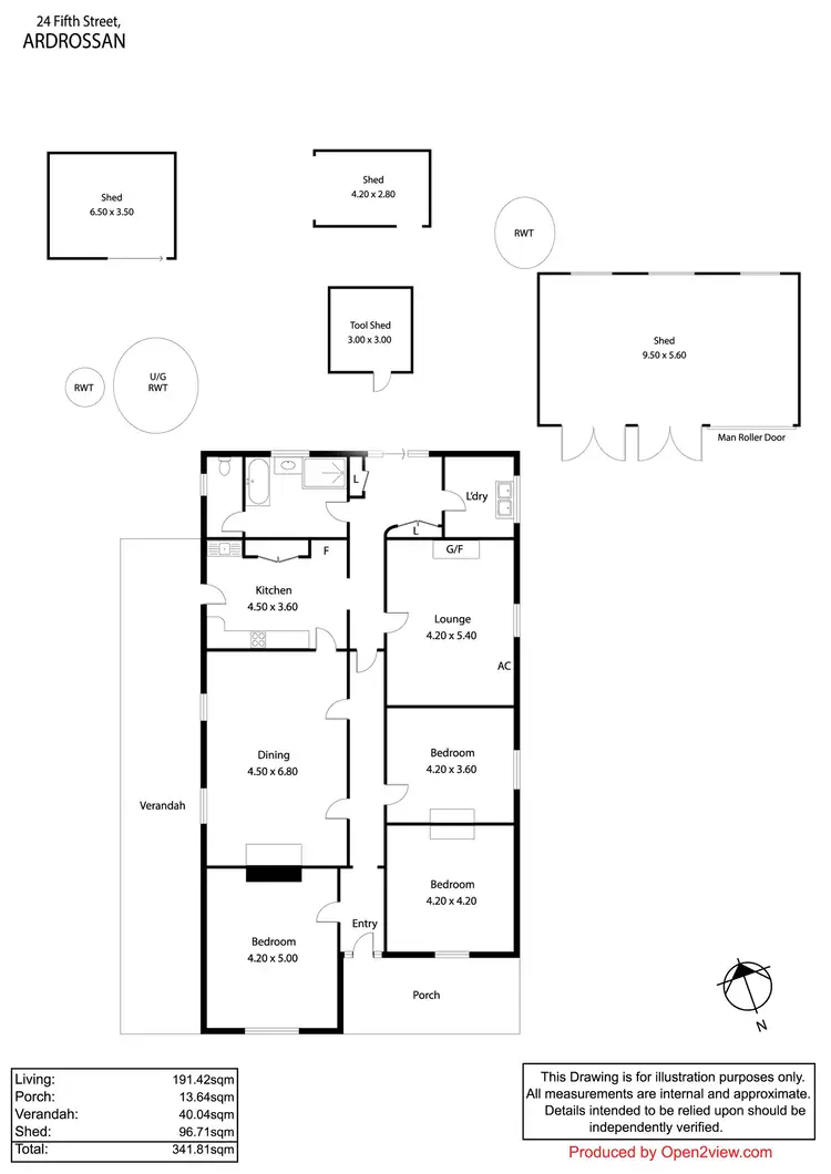 Floorplan of Homely house listing, 24 Fifth Street, Ardrossan SA 5571