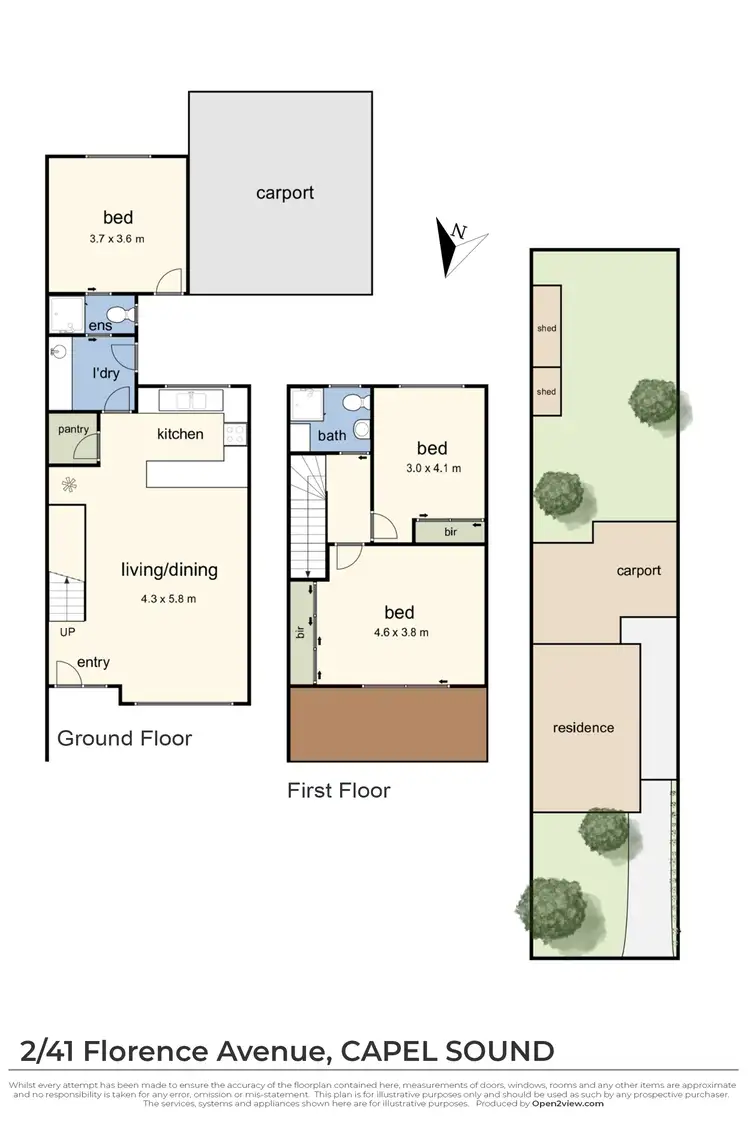 Floorplan of Homely house listing, 2/41 Florence Avenue, Capel Sound VIC 3940