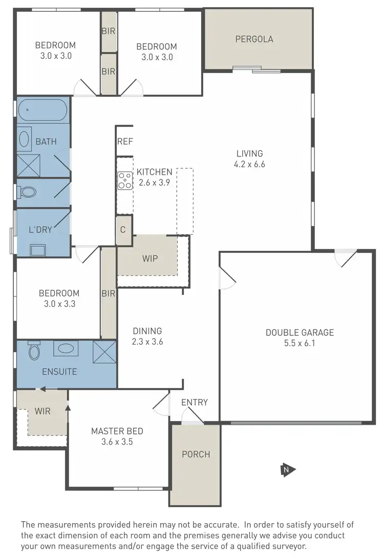 Floorplan of Homely house listing, 18 Nuttall Street, Mambourin VIC 3024