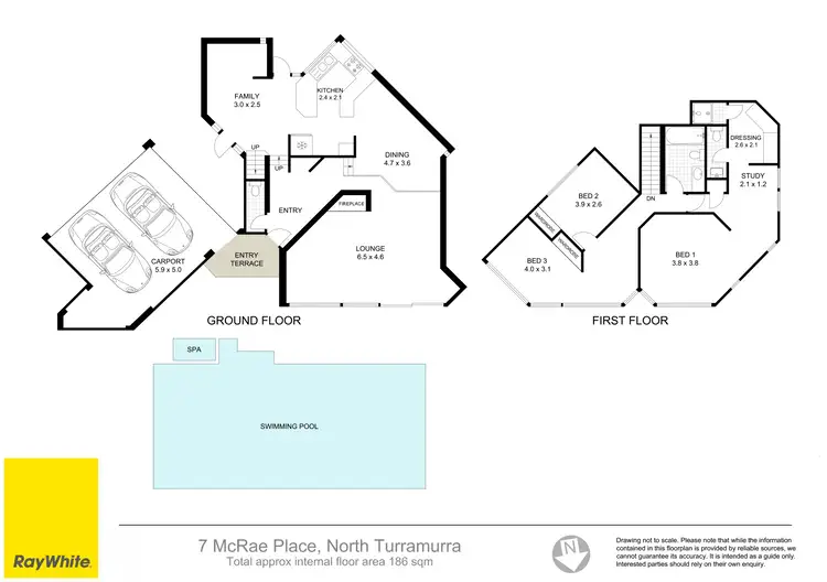 Floorplan of Homely house listing, 7 McRae Place, North Turramurra NSW 2074
