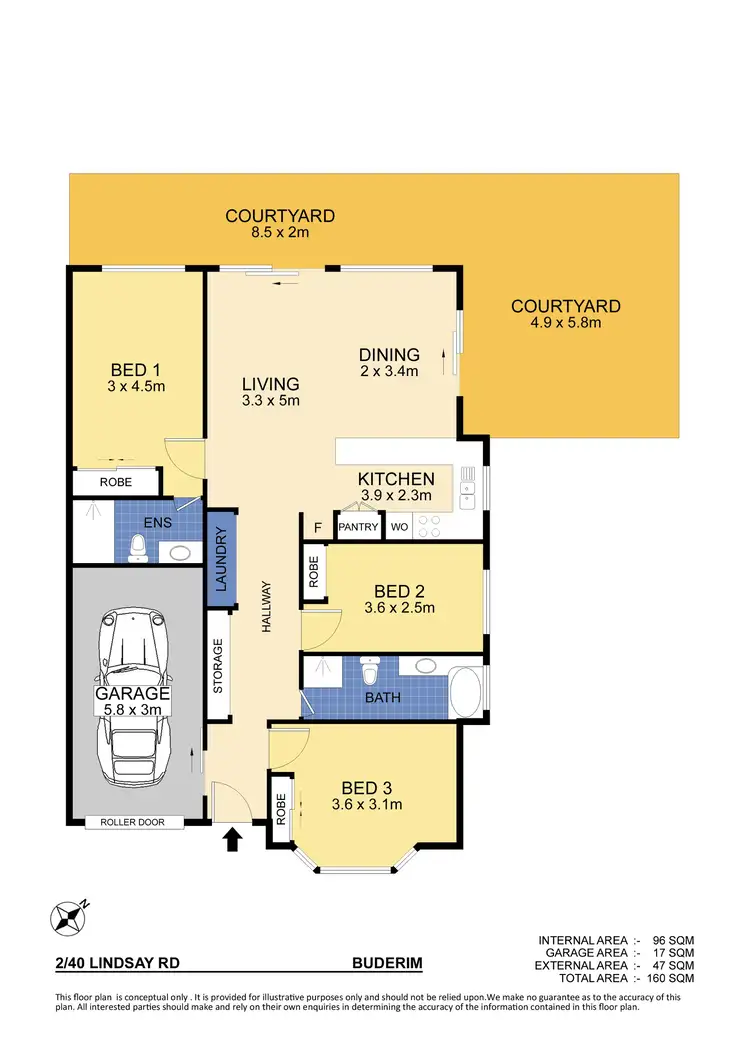 Floorplan of Homely unit listing, 2/40 Lindsay Road, Buderim QLD 4556