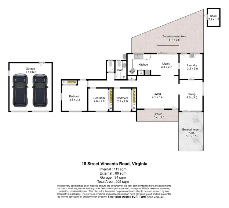 Floorplan of Homely house listing, 18 Saint Vincents Road, Virginia QLD 4014