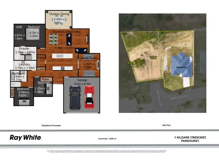 Floorplan of Homely house listing, 1 Kildare Crescent, Parkhurst QLD 4702