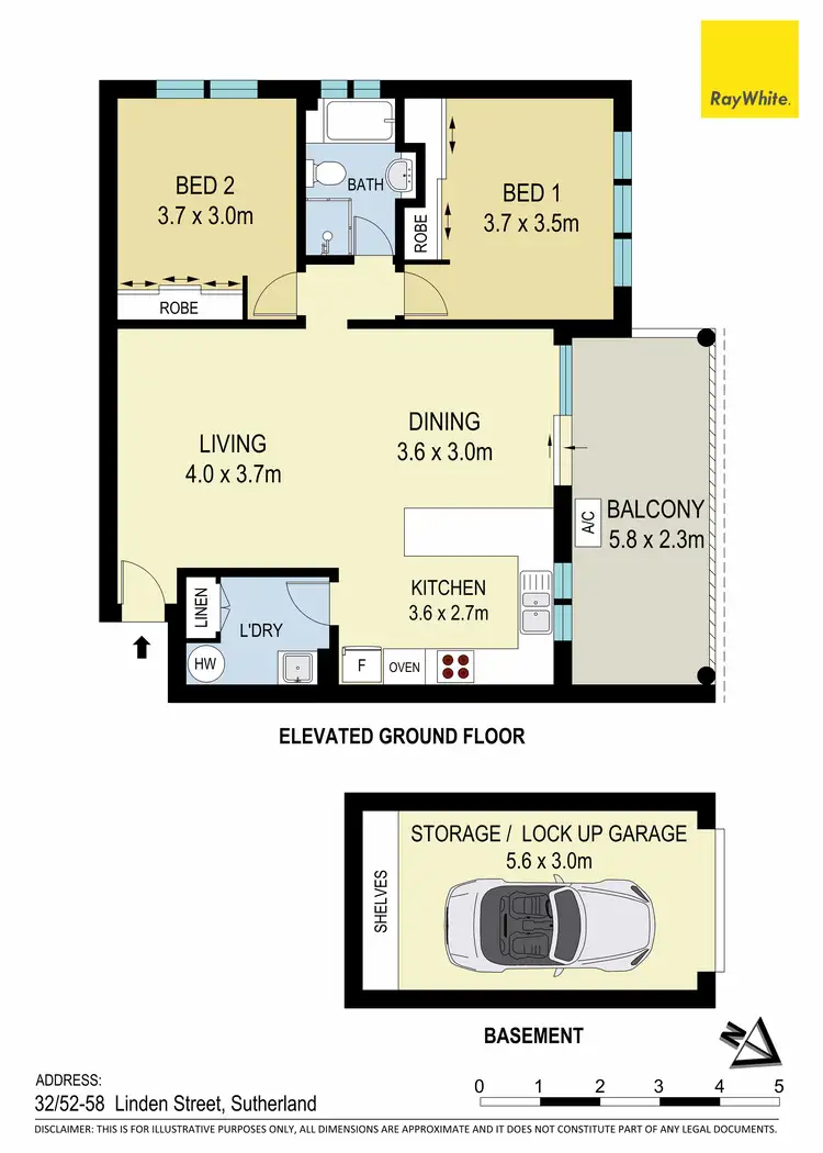 Floorplan of Homely unit listing, 32/52-58 Linden Street (Access Via Vermont Street), Sutherland NSW 2232