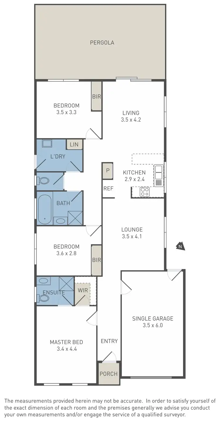 Floorplan of Homely house listing, 16 Gunyong Crescent, Manor Lakes VIC 3024