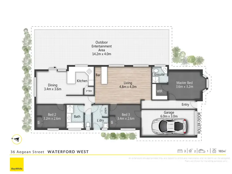 Floorplan of Homely house listing, 36 Aegean Street, Waterford West QLD 4133