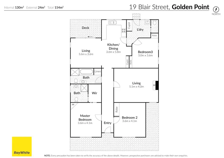 Floorplan of Homely house listing, 19 Blair Street, Golden Point VIC 3350