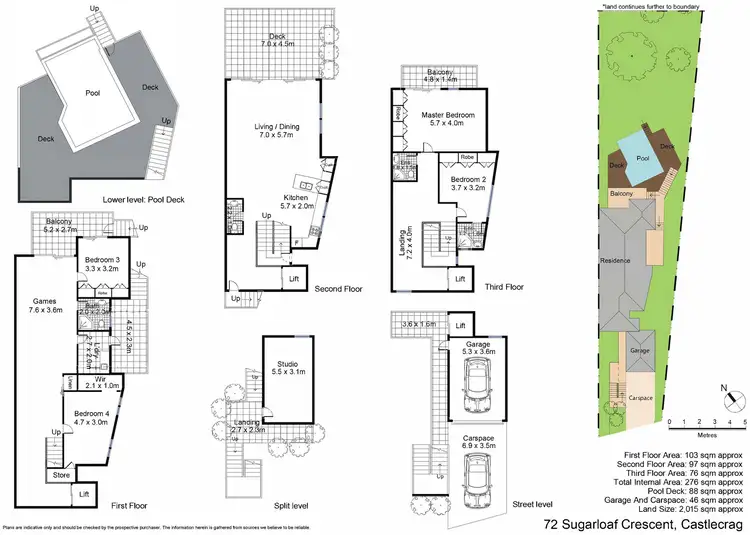 Floorplan of Homely house listing, 72 Sugarloaf Crescent, Castlecrag NSW 2068