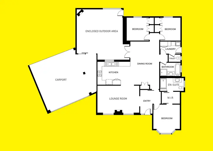Floorplan of Homely house listing, 14 Helen Court, Mildura VIC 3500