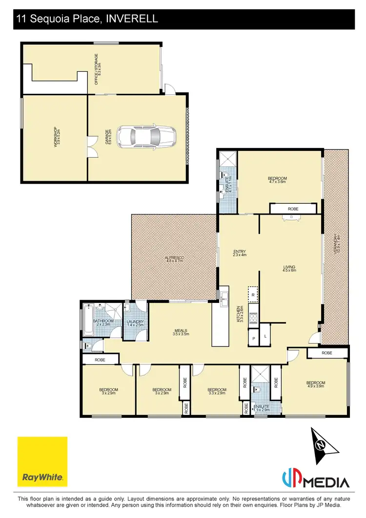 Floorplan of Homely house listing, 11 Sequoia Place, Inverell NSW 2360